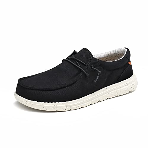 Bruno Marc Womens Slip-on Loafers Casual Comfortable Lightweight Boat Shoes, Black - 9 (SBLS225W)
