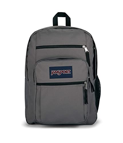 JanSport Laptop Backpack - Computer Bag with 2 Compartments, Ergonomic Shoulder Straps, 15” Laptop Sleeve, Haul Handle - Book Rucksack - Graphite Grey