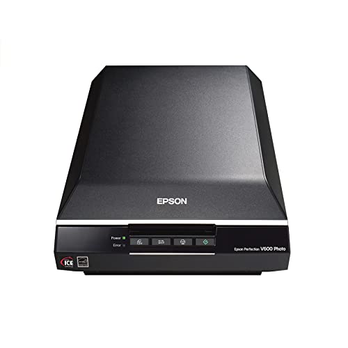 Epson Perfection V600 Flatbed Scanner - 48-bit Color - 16-bit Grayscale - USB
