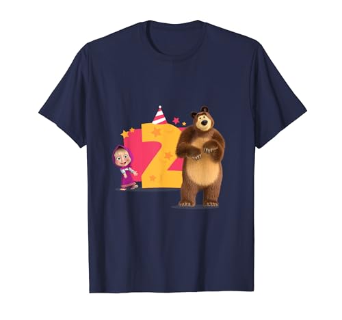 Masha and the Bear 2nd Birthday T-Shirt
