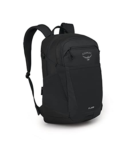 Osprey Flare Everyday Laptop Backpack, Black