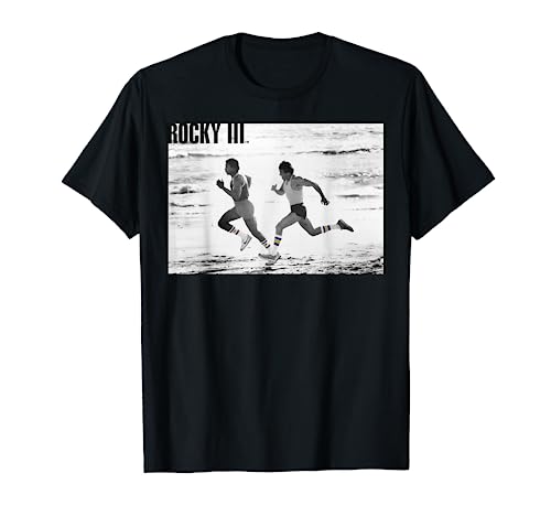 Rocky 3 Apollo Creed Racing Rocky On the Beach Poster T-Shirt