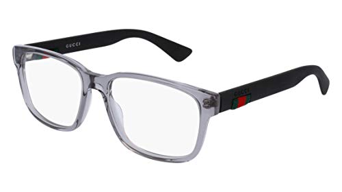 Gucci GG0011O Eyeglasses - Grey/Black (007) - 55mm