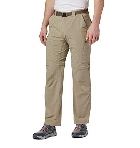 Columbia Mens Ridge Silver Ridge Convertible Pant, Tusk, 34W x 30L US