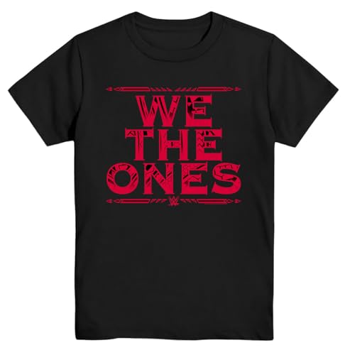 WWE Bloodline We The Ones Jey USO Roman Reigns Boys Youth T-Shirt(LG, Black)