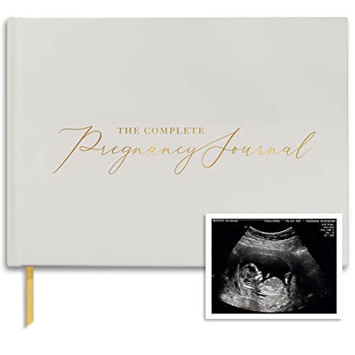 Pregnancy Journal & Memory Book - Great First Time Mom & Baby Gift - Keepsake Pregnancy Book & Journals - 40 Weekly Calendars Milestone Journey - For Ultrasound Photos & Tracking