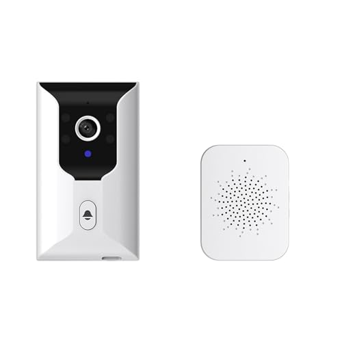 Intelligent 1080P HD Visual Doorbell with Multiple Ringtones Night Vision, WiFi Wireless Remote Two-Way Voice Intercom, 160° Wide-Angle Wall Mounted for Home Same Day Delivery Items Prime