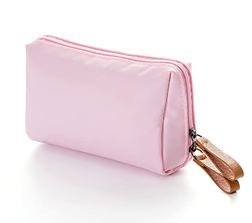 Vviitop Small Makeup Bag for Purse, Makeup Pouch Small Cosmetic Bag Mini Portable Handbag for Women and Girls (Pink)
