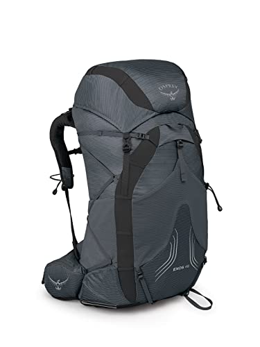 Osprey Exos 48L Men's Ultralight Backpacking Backpack, Tungsten Grey, L/XL