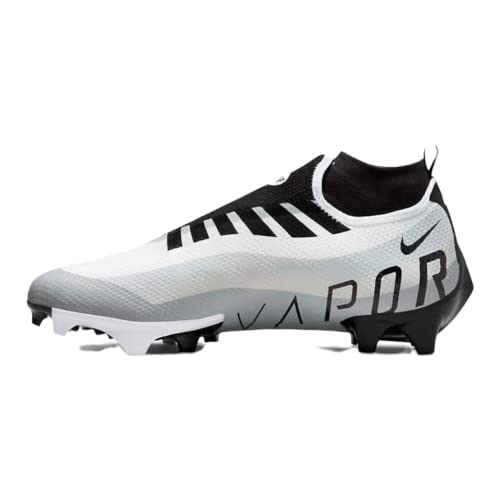 Nike Mens Vapor Edge Pro 360 Football Cleat, White Black Pure Platinum Sz 14