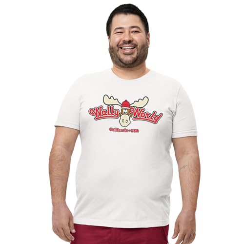 DIRTYRAGZ Wally World National Lampoon Vacation Shirt - Funny Christmas Vacation Moose Mugs Themed Gifts for Men, Women, XL White