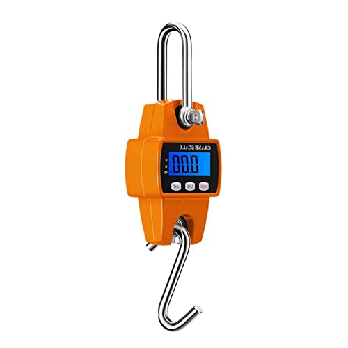 Digital Hanging Scale 660 300KG Heavy-Duty Waterproof Fish Scale Portable Crane-Scale for Luggage Weight Hanging Weight Scale 660lb Capacity