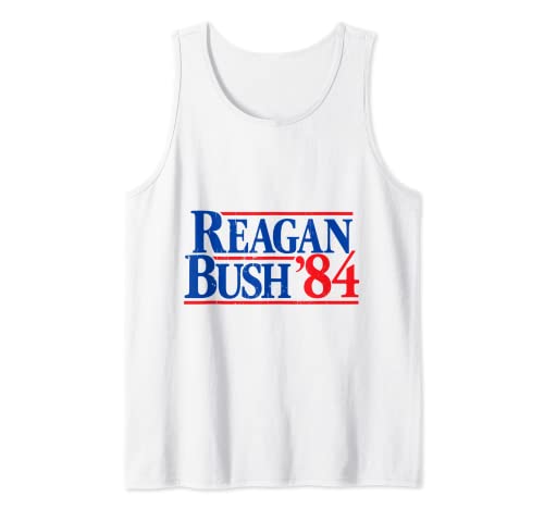 Reagan Bush '84 Vintage Republican Tank Top