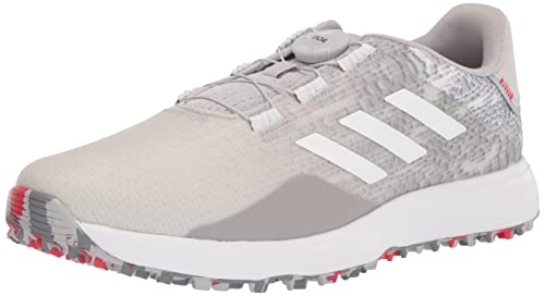 adidas Men's S2G Spikeless BOA Golf Shoes, Grey Two/Footwear White/Grey Three, 10.5