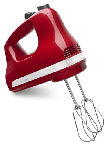 KitchenAid 5 Ultra Power Speed Hand Mixer - KHM512, Empire Red (1 Pack)
