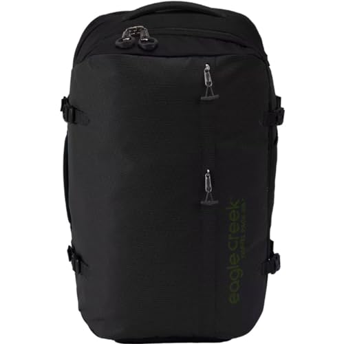 eagle creek Tour Travel Backpack 40L M/L - Durable and Expandable with Ergonomic Fit, Laptop Pocket, and Lockable Zippers, Black