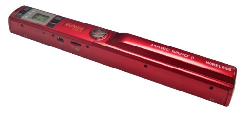 Vupoint Solutions Magic Wand Portable Scanner (PDSWF-ST44-VP) with WiFi - RED