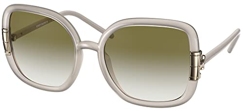 Tory Burch TY9063U Women's Sunglasses Milky Ivory/Olive Gradient 56