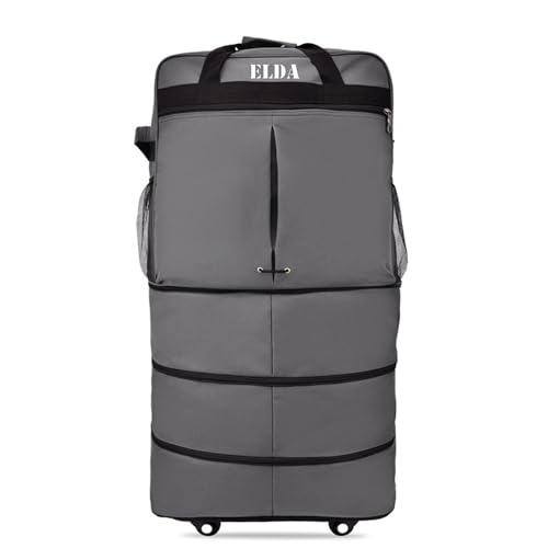 ELDA Expandable Foldable Luggage Suitcase with Wheels Collapsible Rolling Luggage Duffel Bag Travel Bag for Men Women Lightweight Suitcase Large Capacity Luggage Bag