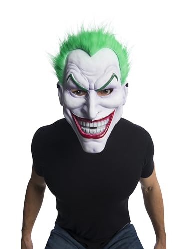 Rubie's mens Joker Clown Costume Mask, As Shown, One Size US