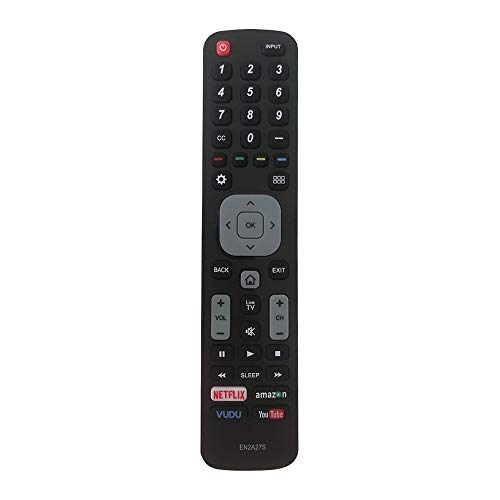New Replacement Sharp TV Remote Control EN2A27S Compatible with Sharp Remote Control LCD LED HDTV Smart TV Remote Control 55H6B 50H7GB 50H6B N6200U LC-40N5000U LC-55N620CU LC-75N620U