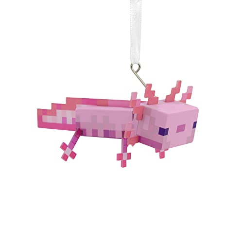 Hallmark Minecraft Axolotl Christmas Ornament, Plastic, HIPS