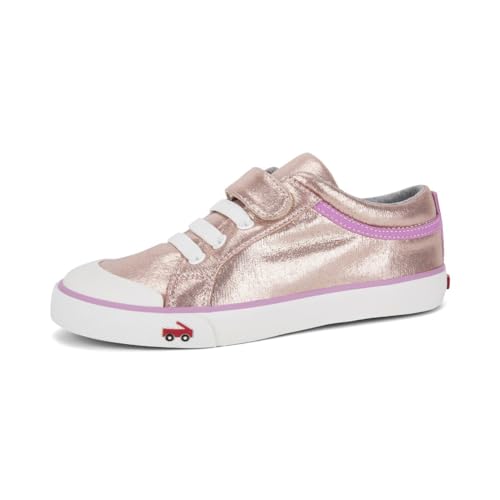 See Kai Run - Kristin Sneakers for Kids, Rose Shimmer, Toddler 8