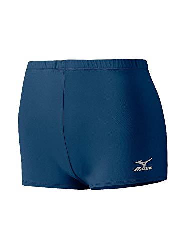 Mizuno Womens Core Low Rider Running-Shorts, Navy, XX-Small US