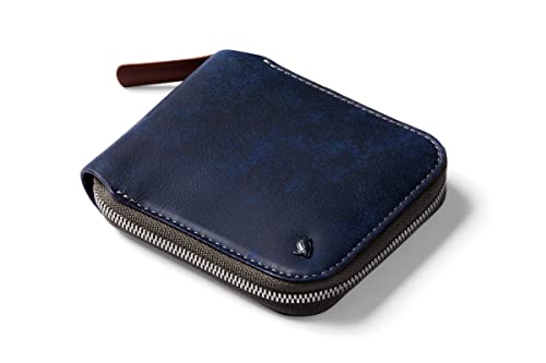 Bellroy Zip Wallet (Leather Wallet, RFID Blocking, Coin Pouch) - Ocean