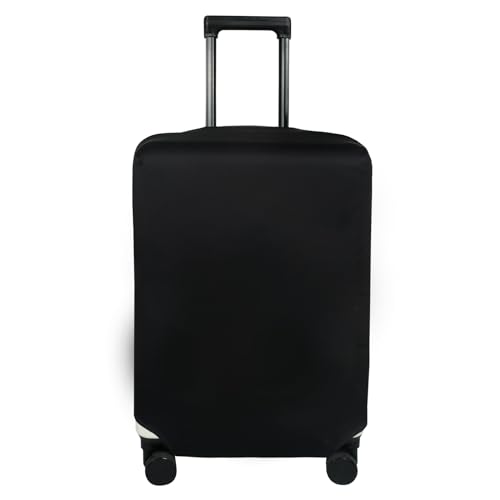 Explore Land Travel Luggage Cover Suitcase Protector Fits 18-32 Inch Luggage 01(Black, M(23-26 inch Luggage))