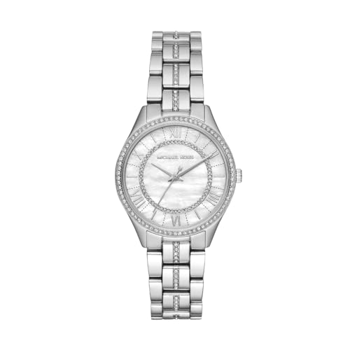 Michael Kors Lauryn Three-Hand Silver-Tone Stainless Steel Women's Watch (Model: MK3900)