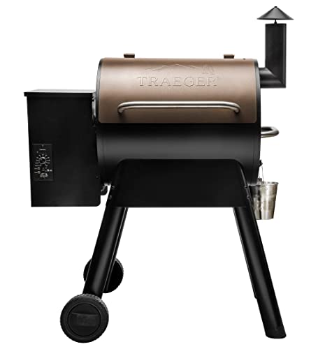 Traeger Grills Pro 22 Electric Wood Pellet Grill and Smoker, Bronze