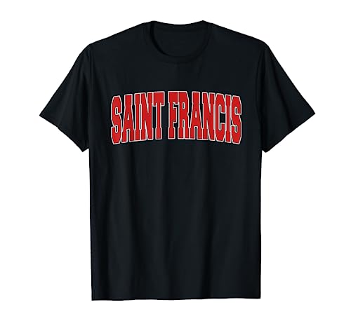 SAINT FRANCIS WI WISCONSIN Varsity Style USA Vintage Sports T-Shirt