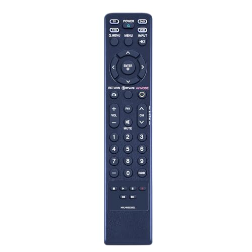 PZL MKJ40653801 Replacement Remote Control fit for LG TV 42LG60 37LG30 37LG50 42LG61 37LG60 42LG70 50PG70 52LG50 32LG30 47LG60 32LG60 32LG70 42LG30 42LG50 42PG60 47LG50