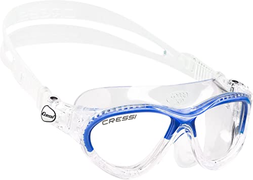 Cressi Mini Cobra, Clear/Blue Small