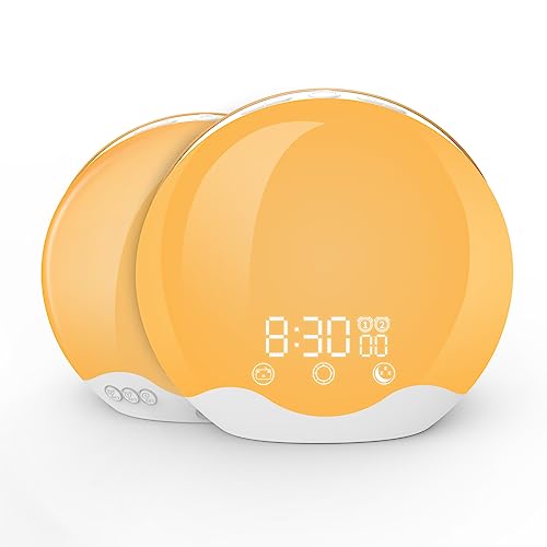 TITIROBA Wake Up Light Sunrise Alarm Clock