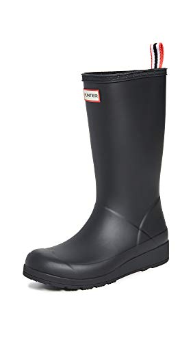 Hunter Women's Original Play Rain Boot, Black, 8 M US