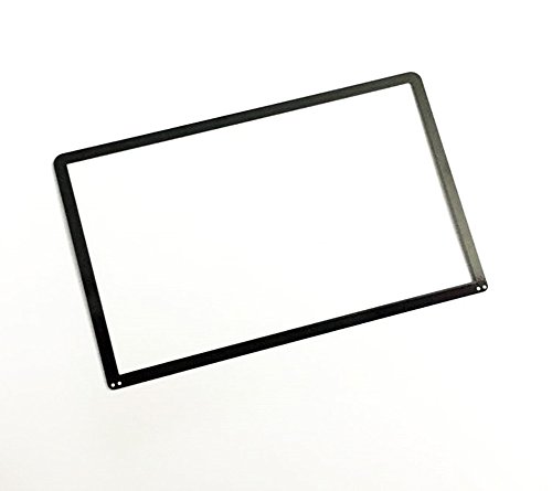 Ambertown Black Top Upper LCD Screen Glass Cover for Nintendo New 3DS Replacement