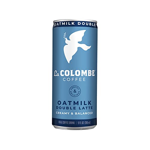 La Colombe Original Draft Latte with Oatmilk - 9 Fl. Oz. 12 Pack - 100% Arabica Brazilian Cold Brew Coffee with Nitrous-Infused Oatmilk, Dairy-Free Vegan Latte, 120mg Natural Caffeine