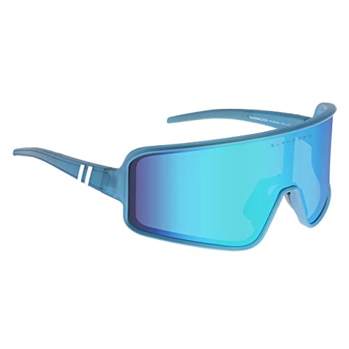 Blenders Eyewear Eclipse – Polarized Sunglasses – Wrap-Around Lens – 100% UV Protection – Unisex – Rainwalker
