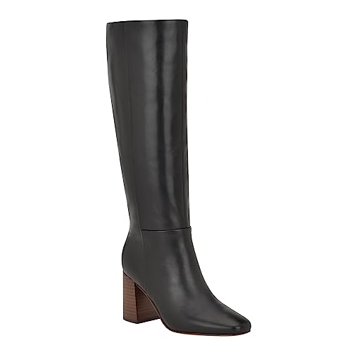 Calvin Klein Women's Arista Knee High Boot, Black 002, 8