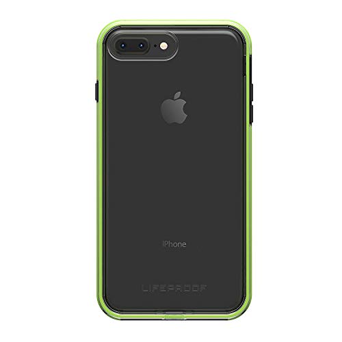 Lifeproof SLAM Series Case for iPhone 8 Plus & 7 Plus (ONLY) - Retail Packaging - Night Flash (Clear/Lime/Black)