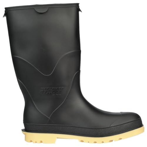 Tingley StormTracks 11714 Youth Rain Boot, 04, Black/Tan