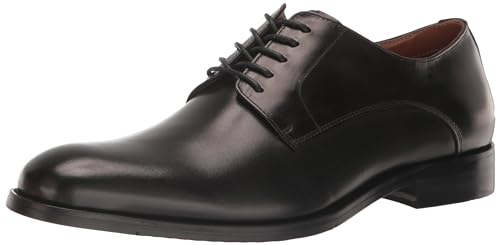 Steve Madden Men's Daedric Oxford, Black Leather, 10