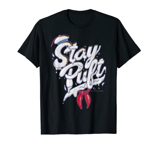 Ghostbusters Stay Puft Marshmallow Man Style Font T-Shirt T-Shirt