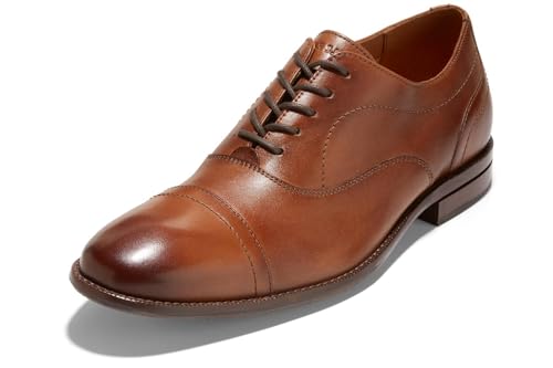 Cole Haan Men's Sawyer Cap Toe Oxford, British TAN, 10