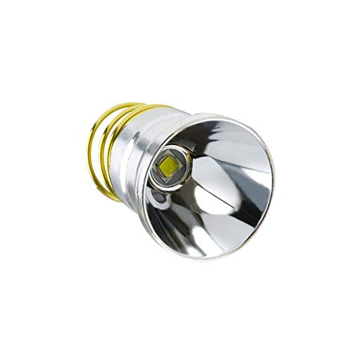 LUXNOVAQ LED Flashlight Bulb Replacement Bulbs, Drop-in P60 Design Module 1200LM 1 Mode Lamp Bulb Torch Repair Parts for Surefire Hugsby C2 G2 Z2 6P 9P G3 S3 D2 Ultrafire 501B 502B etc