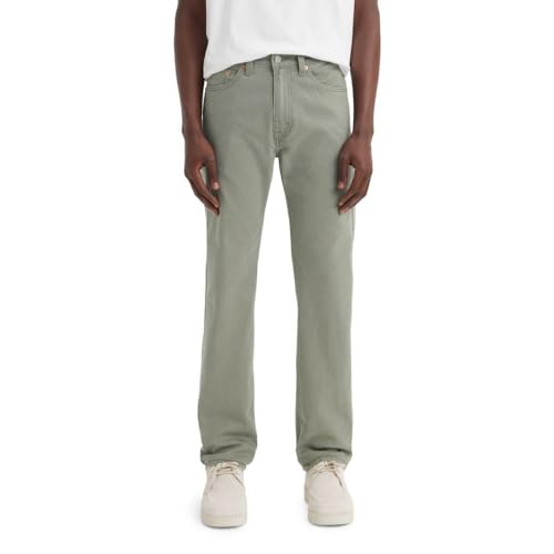 Levi's Men's 505 Regular Fit Jeans (Also Available in Big & Tall), (New) Smokey Olive Denim