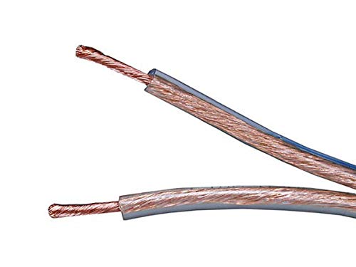 Monoprice Enhanced Oxygen-Free Copper Loud Speaker Wire - CL2 In-Wall Rated, Pure Bare Copper, 12Awg, 50 Feet