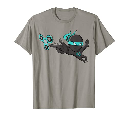 Fidget Spinner Ninja T-shirt Fun Cartoon Character